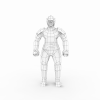 男战士-角色人体-角色-VR/AR模型-3D城