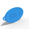 椭圆钥匙扣-游戏&玩具-3D打印模型-3D城