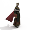 国王-角色人体-角色-VR/AR模型-3D城
