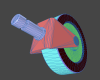 simple-swivel-caster-汽车-其它-工业CAD模型-3D城