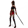 东洋女剑士-角色人体-角色-VR/AR模型-3D城