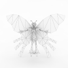 蝴蝶仙子-角色人体-角色-VR/AR模型-3D城