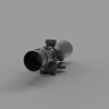 sighting telescope-军事-其它-工业CAD模型-3D城