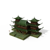 剑网三扬州忠义堂-建筑-科幻-VR/AR模型-3D城