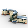 户外建筑-建筑-办公-VR/AR模型-3D城