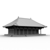 佛教寺庙-建筑-古建筑-VR/AR模型-3D城