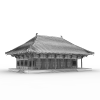 佛教寺庙-建筑-古建筑-VR/AR模型-3D城