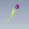 tulip-文体生活-其它-工业CAD模型-3D城
