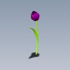 tulip-文体生活-其它-工业CAD模型-3D城