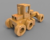 transport-fleet-8-grader-wooden-toy-文体生活-玩具-工业CAD模型-3D城