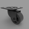 Miniature caster wheel-建筑-其它-工业CAD模型-3D城