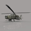 阿帕奇-飞机-军事飞机-VR/AR模型-3D城