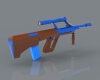 steyr-aug-bullpup-rifle-军事-武器-工业CAD模型-3D城