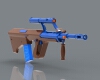 steyr-aug-bullpup-rifle-军事-武器-工业CAD模型-3D城