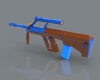 steyr-aug-bullpup-rifle-军事-武器-工业CAD模型-3D城