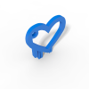 心脏滴血吊坠-首饰-3D打印模型-3D城