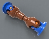 Universal shaft-工业设备-零部件-工业CAD模型-3D城