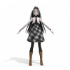 妹子-角色人体-角色-VR/AR模型-3D城