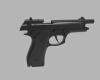 bruni-mod-92-firing-gun-9mm-军事-枪炮-工业CAD模型-3D城