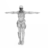 特工女-角色人体-角色-VR/AR模型-3D城