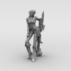性感女战士-角色人体-角色-VR/AR模型-3D城