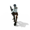 性感女战士-角色人体-角色-VR/AR模型-3D城