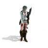 性感女战士-角色人体-角色-VR/AR模型-3D城