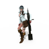性感女战士-角色人体-角色-VR/AR模型-3D城