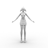 凯瑟琳-角色人体-角色-VR/AR模型-3D城