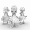 LOL Annie模型-角色人体-角色-VR/AR模型-3D城
