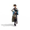 24417 横扫天下美女行礼-角色人体-角色-VR/AR模型-3D城
