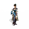 24417 横扫天下美女行礼-角色人体-角色-VR/AR模型-3D城