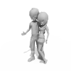 角色-角色人体-角色-VR/AR模型-3D城