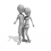 角色-角色人体-角色-VR/AR模型-3D城