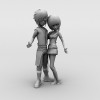 角色-角色人体-角色-VR/AR模型-3D城