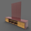 tv-stand-建筑-家具-工业CAD模型-3D城