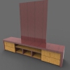 tv-stand-建筑-家具-工业CAD模型-3D城
