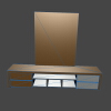 tv-stand-建筑-家具-工业CAD模型-3D城