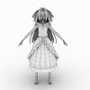 妹子-角色人体-角色-VR/AR模型-3D城
