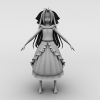 妹子-角色人体-角色-VR/AR模型-3D城