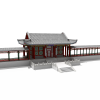 中式古典建筑-建筑-古建筑-VR/AR模型-3D城