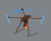 x4-drone-and-gimbal-concept-飞机-其它-工业CAD模型-3D城