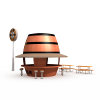 根啤酒展位-建筑-办公-VR/AR模型-3D城