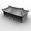 古建筑屋子-建筑-古建筑-VR/AR模型-3D城