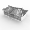 古建筑屋子-建筑-古建筑-VR/AR模型-3D城