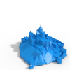 圣米歇尔山-艺术-3D打印模型-3D城