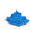 圣米歇尔山-艺术-3D打印模型-3D城