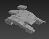 导弹坦克车-军事-装备-VR/AR模型-3D城