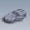 audi-r8-gt-spyder-le-mans-v-汽车-轿车-工业CAD模型-3D城