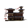古代的小酒店-建筑-古建筑-VR/AR模型-3D城